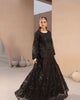 ONYX NOIR – Black Net Embroidered Lehenga Choli — Party Wear 3-Piece