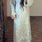 Pistachio Green Organza Sharara Suit — Formal Party Wear 3-Piece