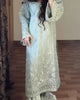 Pistachio Green Organza Sharara Suit — Formal Party Wear 3-Piece
